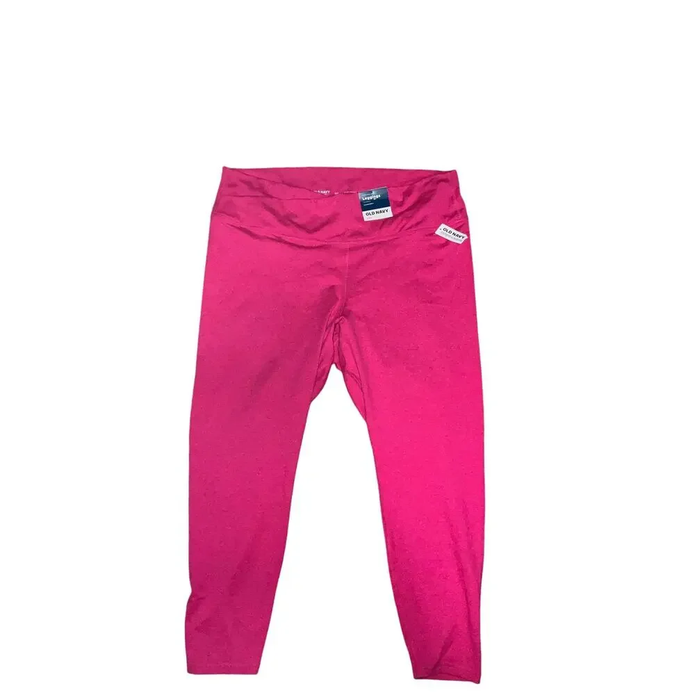 Old Navy CloudComfy 2pc Set Bra + Leggings XXL NWT Flamingo SS26 Dopamine
